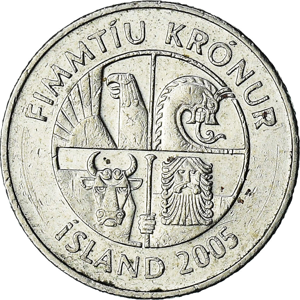 Iceland, 50 Kronur, 2005