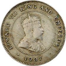 Jamaica, Edward VII, 1 Farthing, 1907, London, Silver, VF(30-35), KM:21