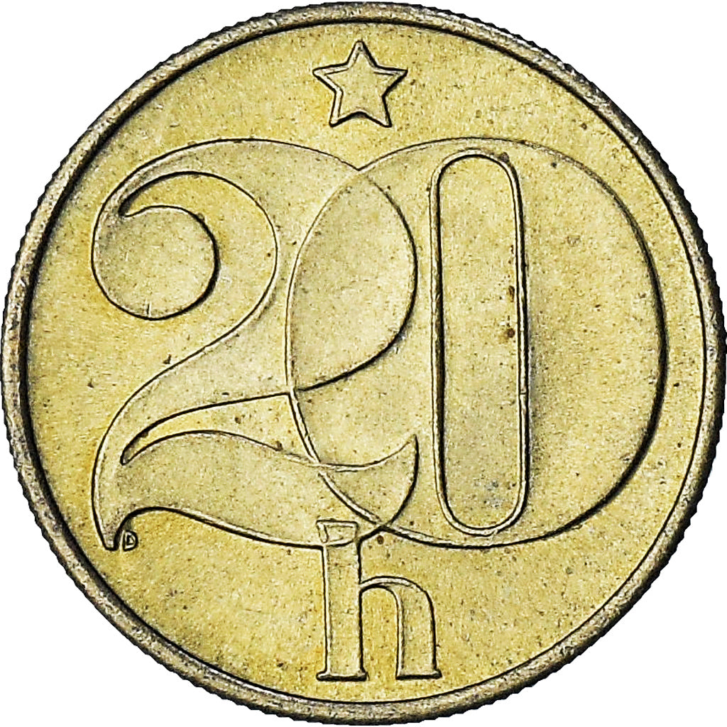 Cecoslovacchia, 20 Haleru, 1987