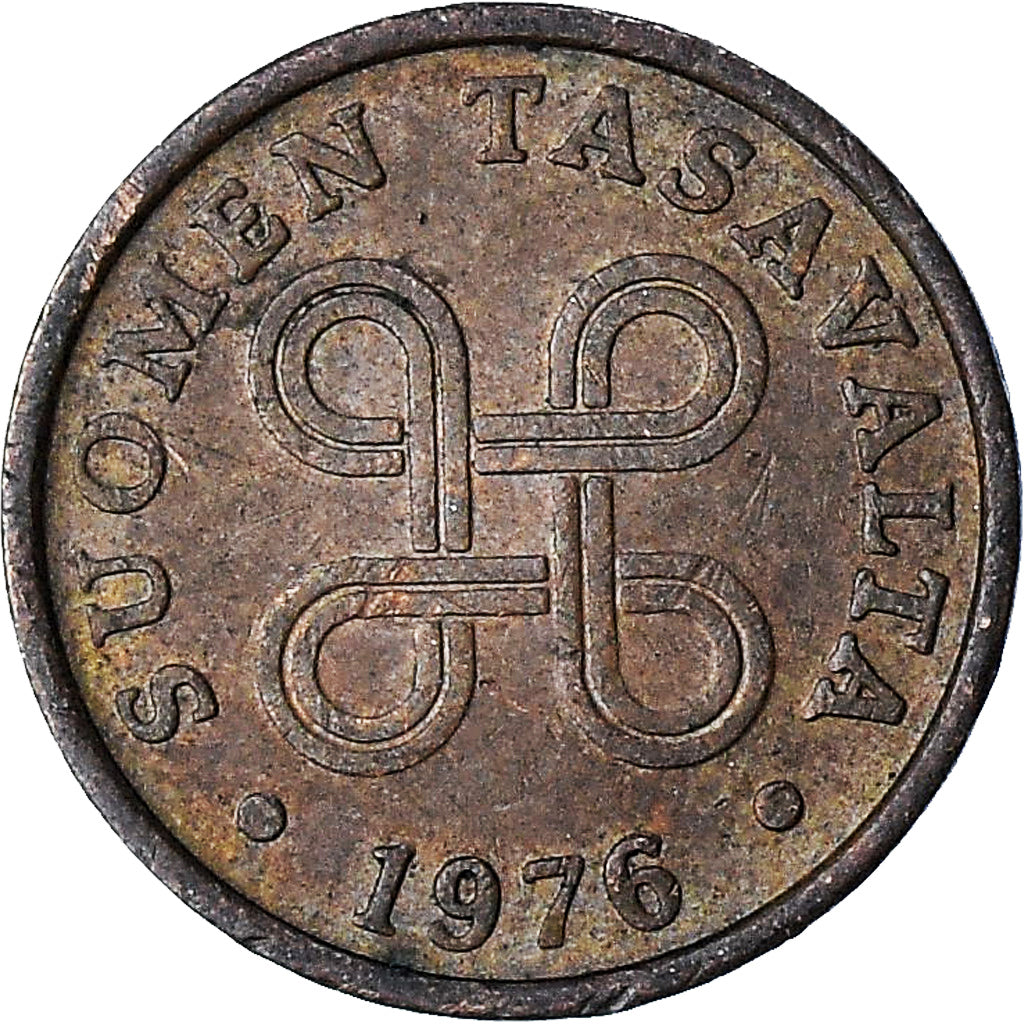 Finland, 5 Pennia, 1976
