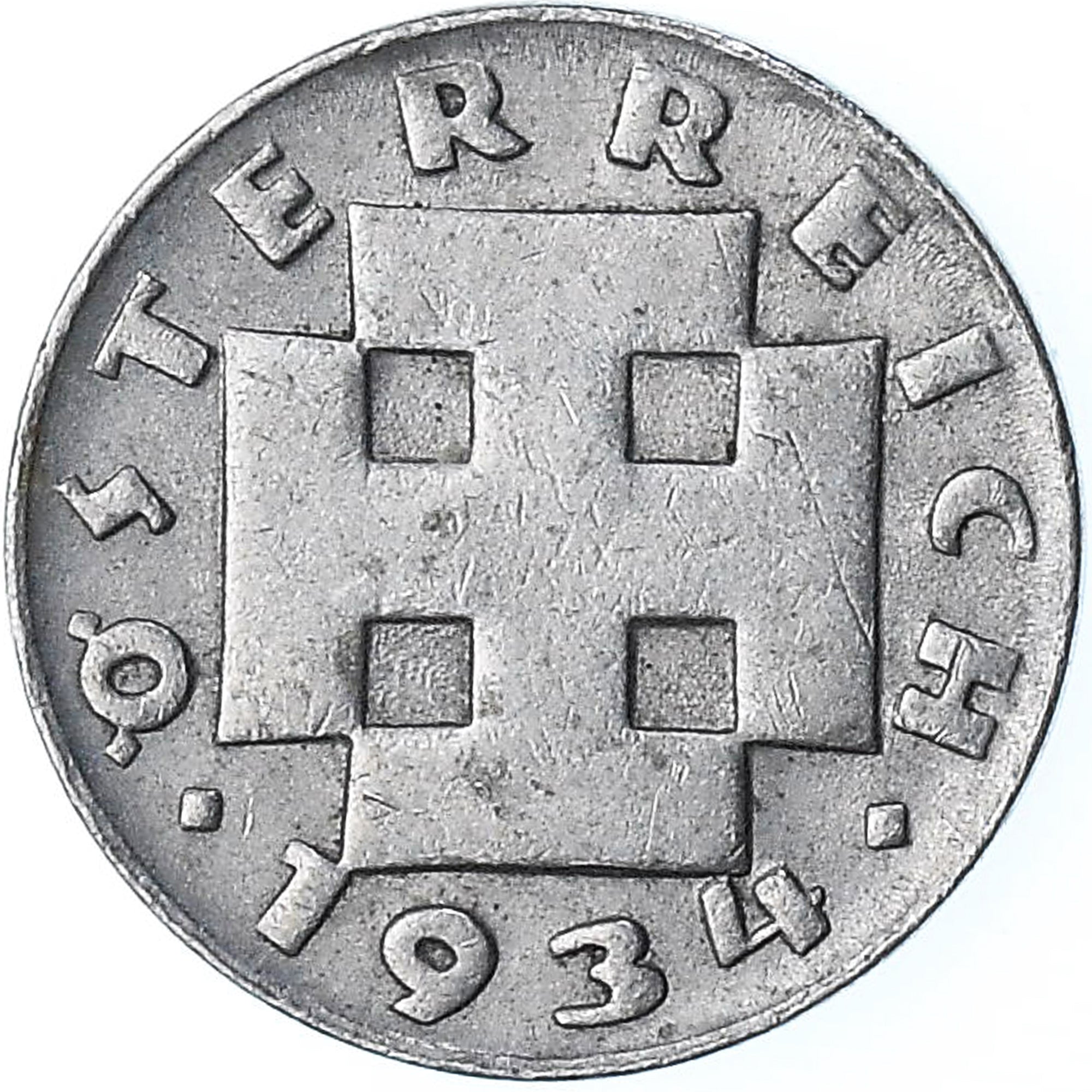 Austria, 5 Groschen, 1934