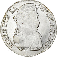 Bolivia, 4 Soles, 1830, Potosi, Argento, BB, KM:96a.2