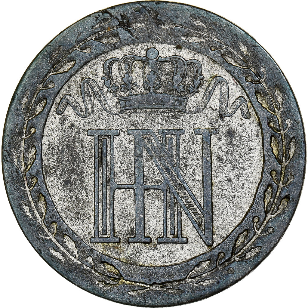 Kingdom of Westphalia, Jérôme Bonaparte, 20 Centimes, 1808, Cassel, Lingote