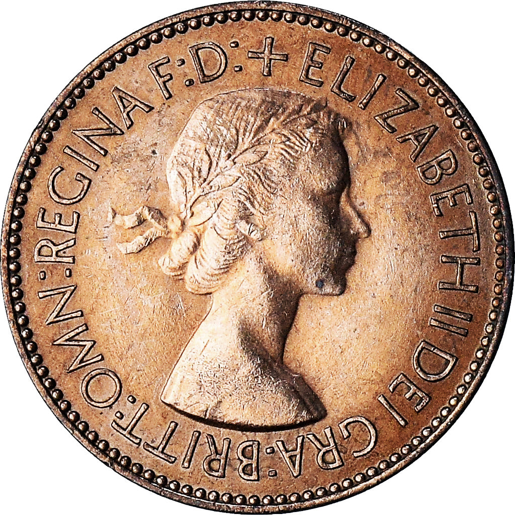 Grã-Bretanha, 1/2 Penny, 1953