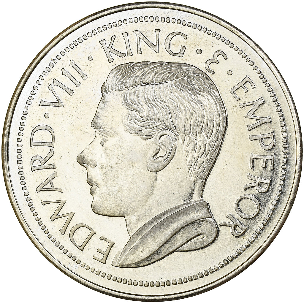 Ceylon, Edward VIII, 1 Crown, 1936, PP, Kupfer-Nickel, UNZ, KM:FM118