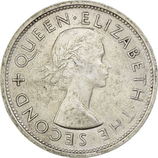 Rhodésie du Sud, Élisabeth II, 1 Crown, 1953, Londres, Argent, TTB, KM:27