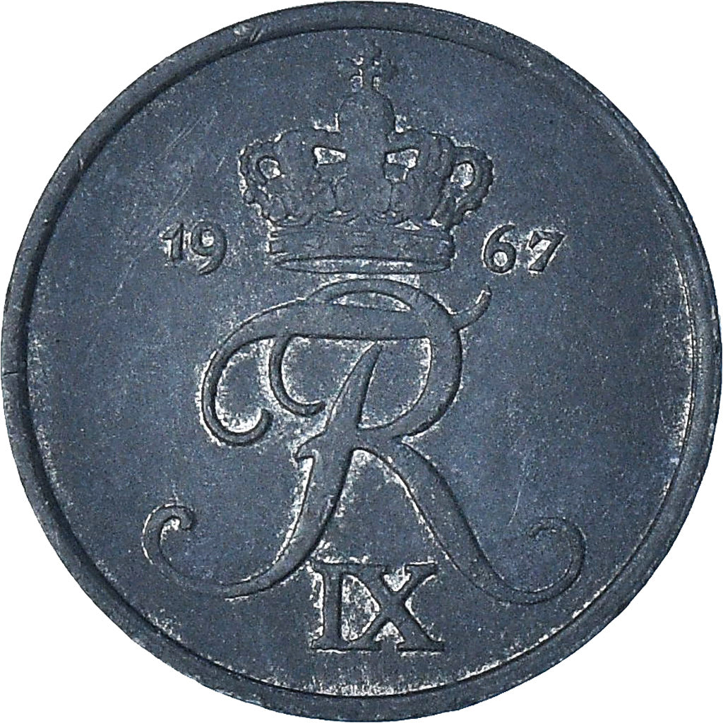 Dinamarca, 2 Öre, 1967