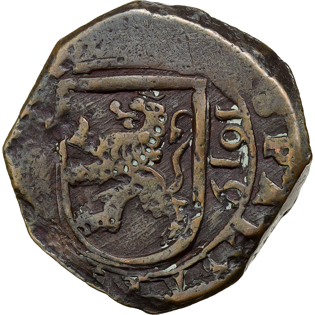 Spain, Philip III, 8 Maravedis, 1619, Segovia, COB, Copper, VF(20-25)