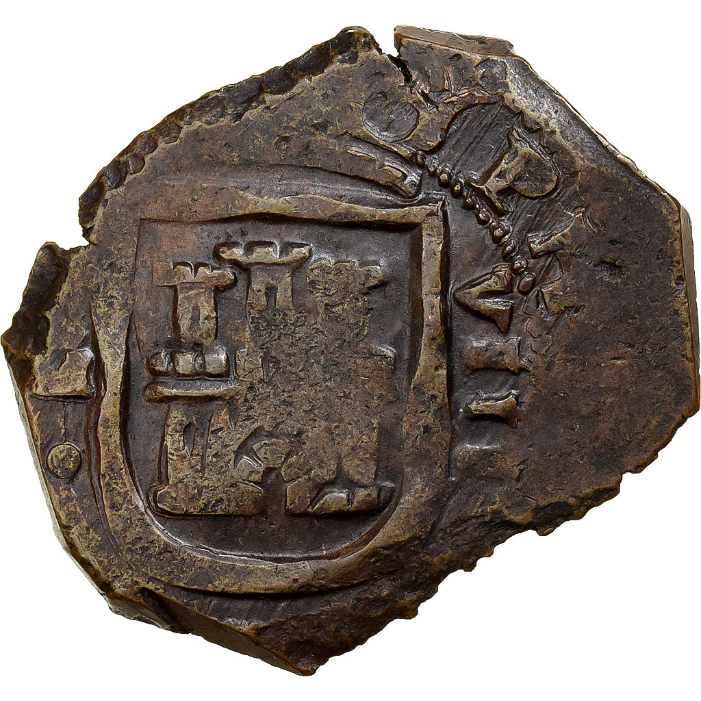 Spain, Philip IV, 8 Maravedis, 1625, Grenade, COB, Copper, VF(20-25), KM:10.4
