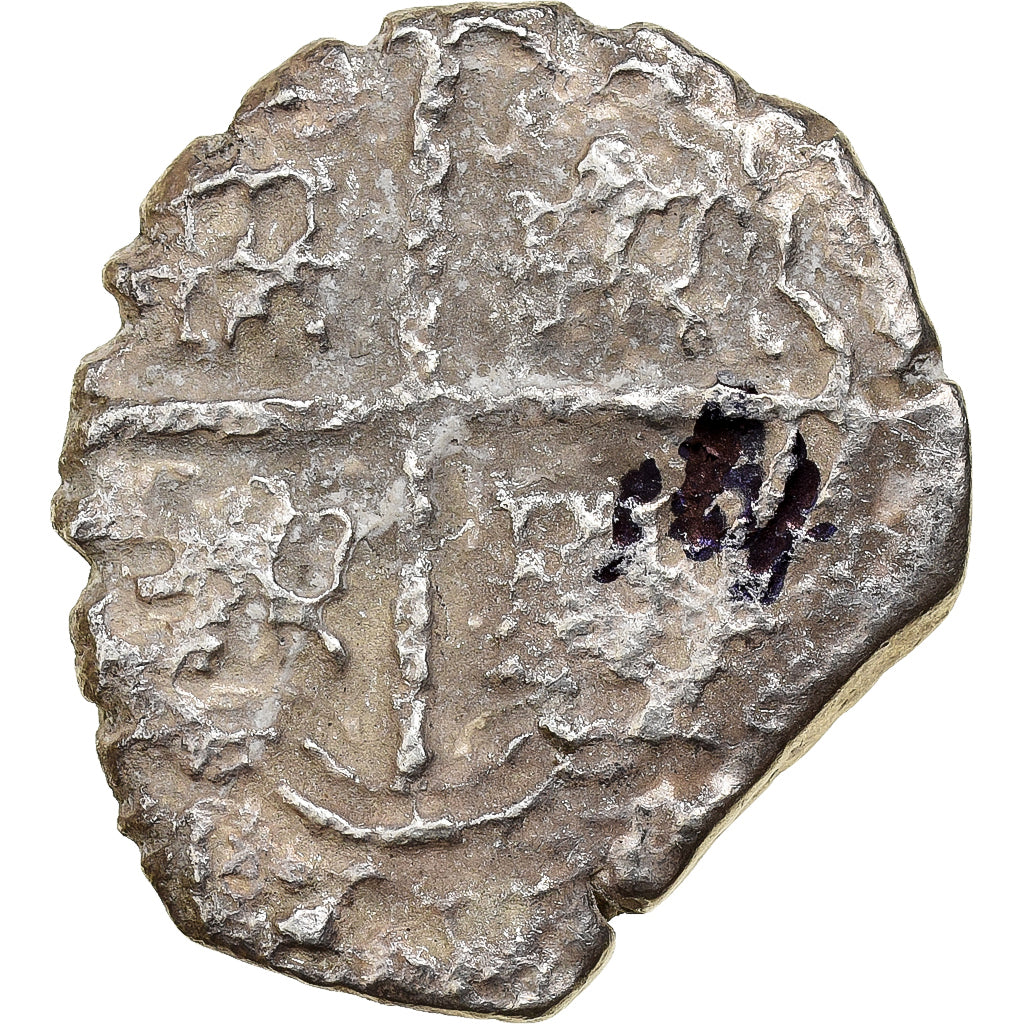 Spanje, 2 Reales, Uncertain date, COB, Zilver, ZG+