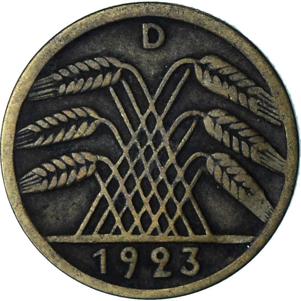 Germania, 5 Rentenpfennig, 1923