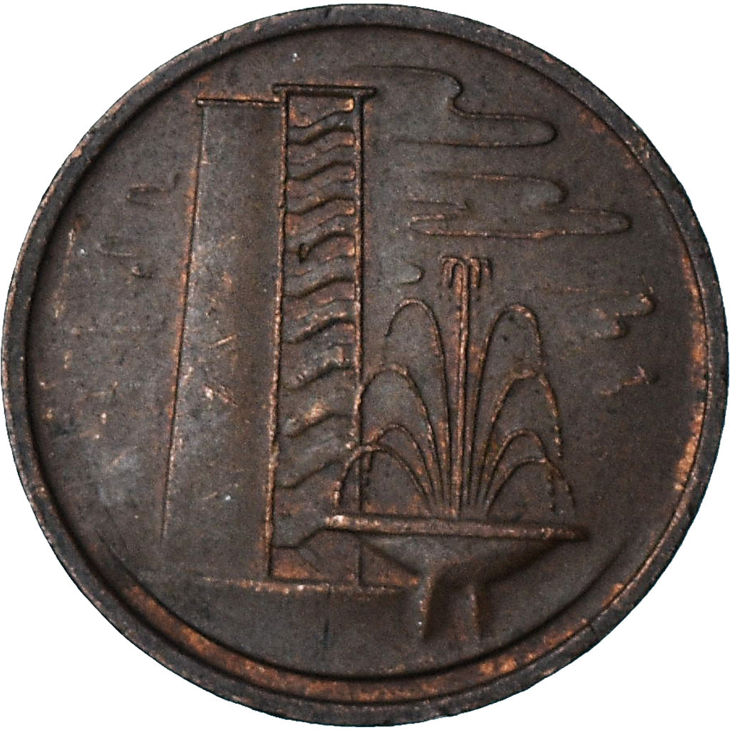 Singapur, Cent, 1974