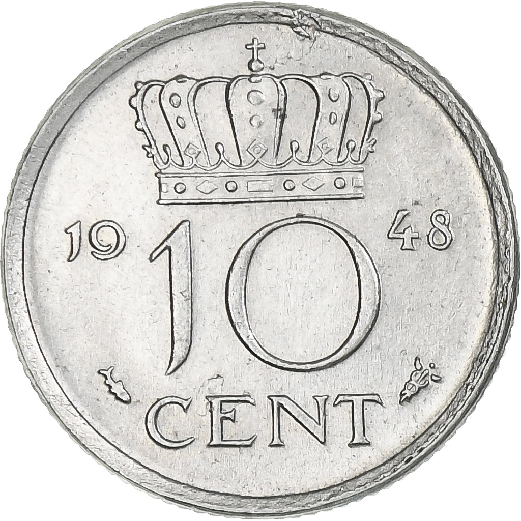 Nederland, 10 Cents, 1948