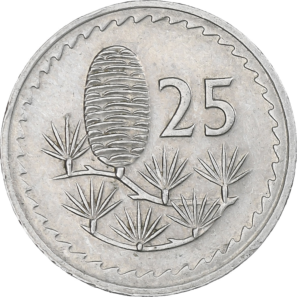 Cyprus, 25 Cents, 1960
