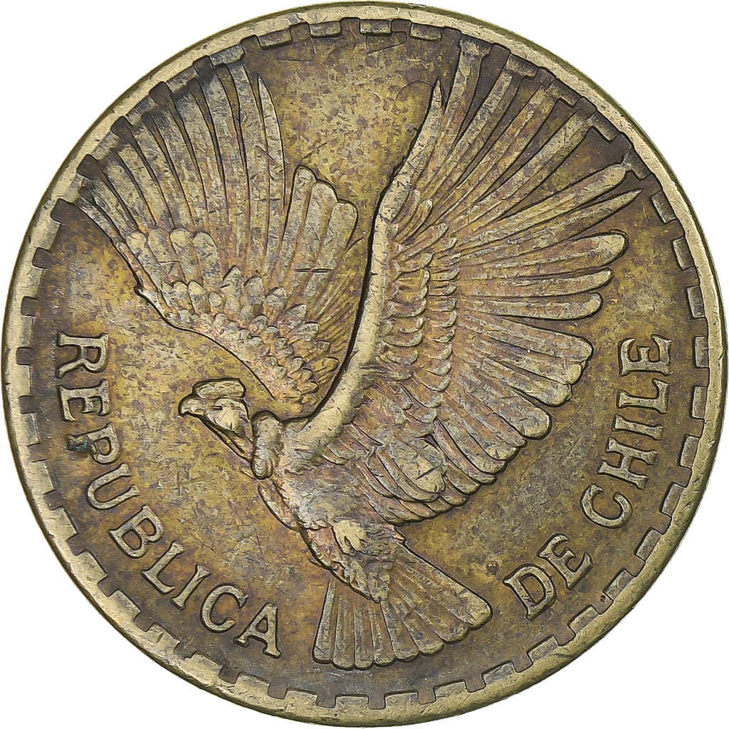 Chile, 10 Centesimos, 1966