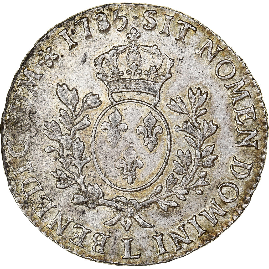 Francja, Louis XVI, Ecu aux branches d'olivier, 1785, Bayonne, Srebro
