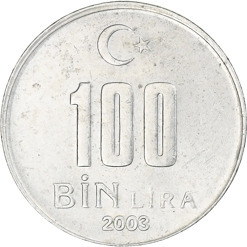 Turchia, 100000 Lira, 100 Bin Lira, 2003