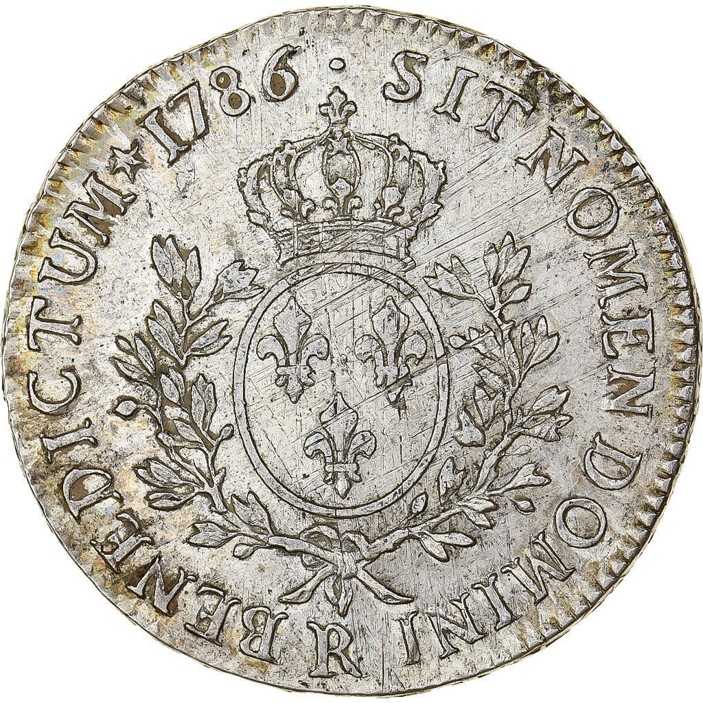 Frankrijk, Louis XVI, Ecu aux branches d'olivier, 1786, Orléans, Zilver, FR+