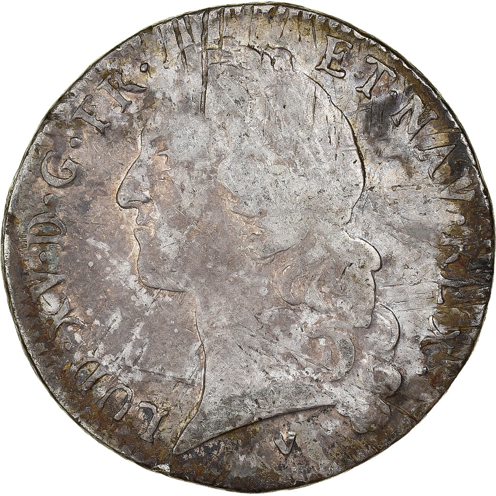 France, Louis XV, Écu au bandeau, 1771, Aix, Argent, TB, Gadoury:322