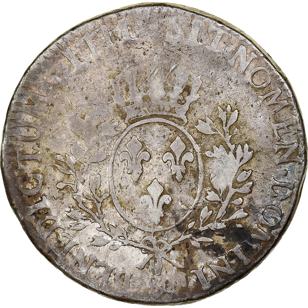 France, Louis XV, Écu au bandeau, 1771, Aix, Argent, TB, Gadoury:322