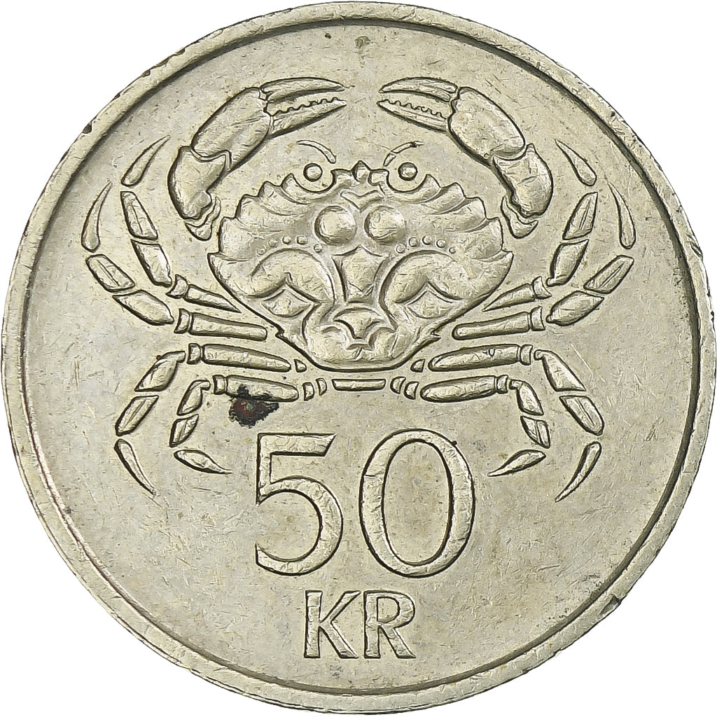 Islande, 50 Kronur, 1987