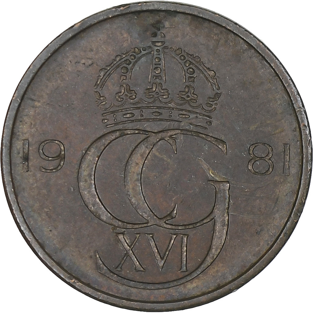 Sweden, 5 Öre, 1981