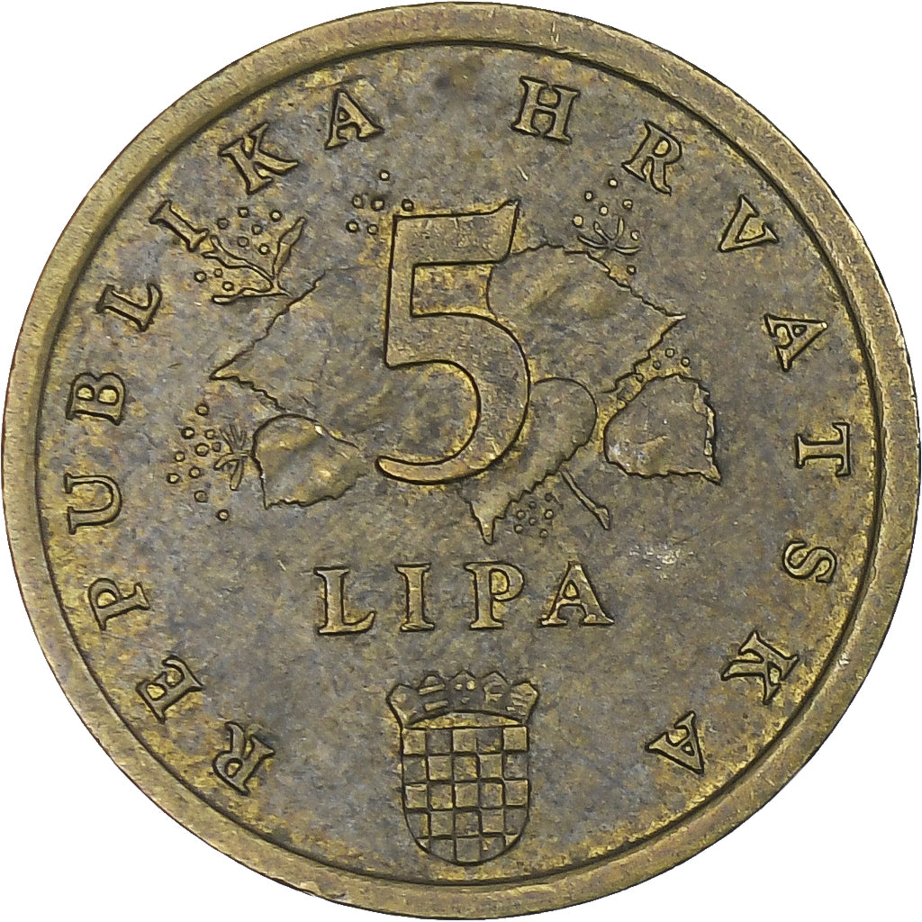 Croácia, 5 Lipa, 1995