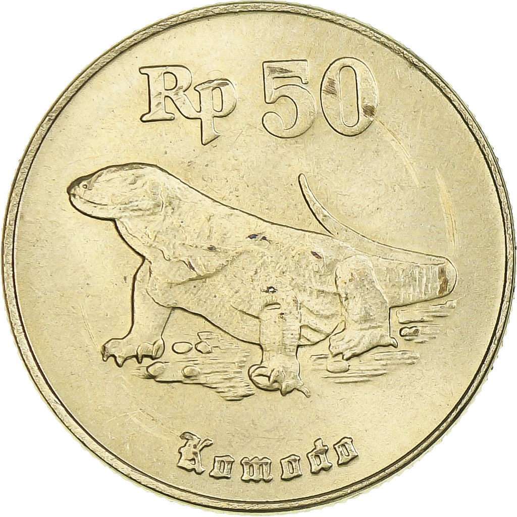 Indonesia, 50 Rupiah, 1996
