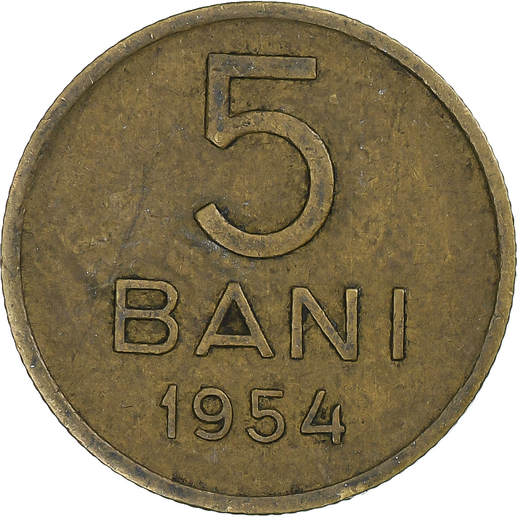 Romania, 5 Bani, 1954