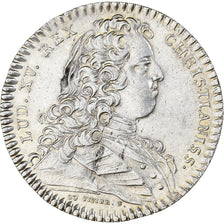 France, Token, Louis XV, Angers, Silver, Duvivier, AU(55-58)
