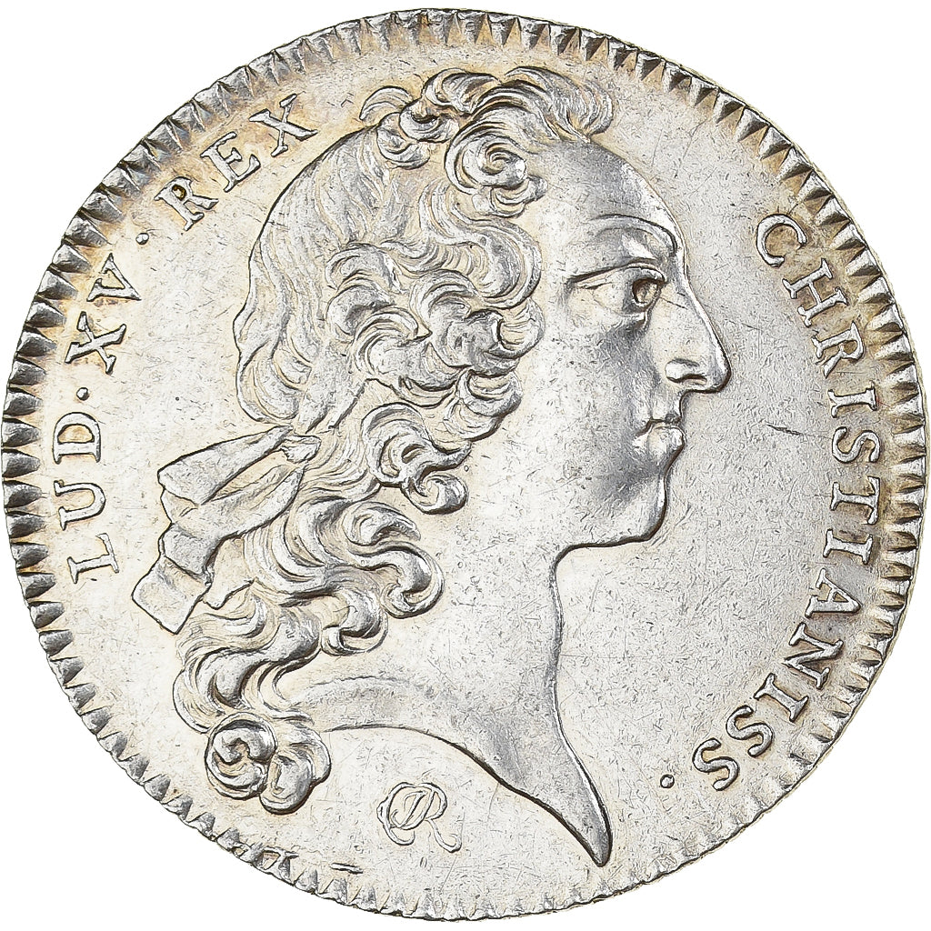 France, Token, Louis XV, Etats de Bretagne, 1744, Silver, AU(55-58)