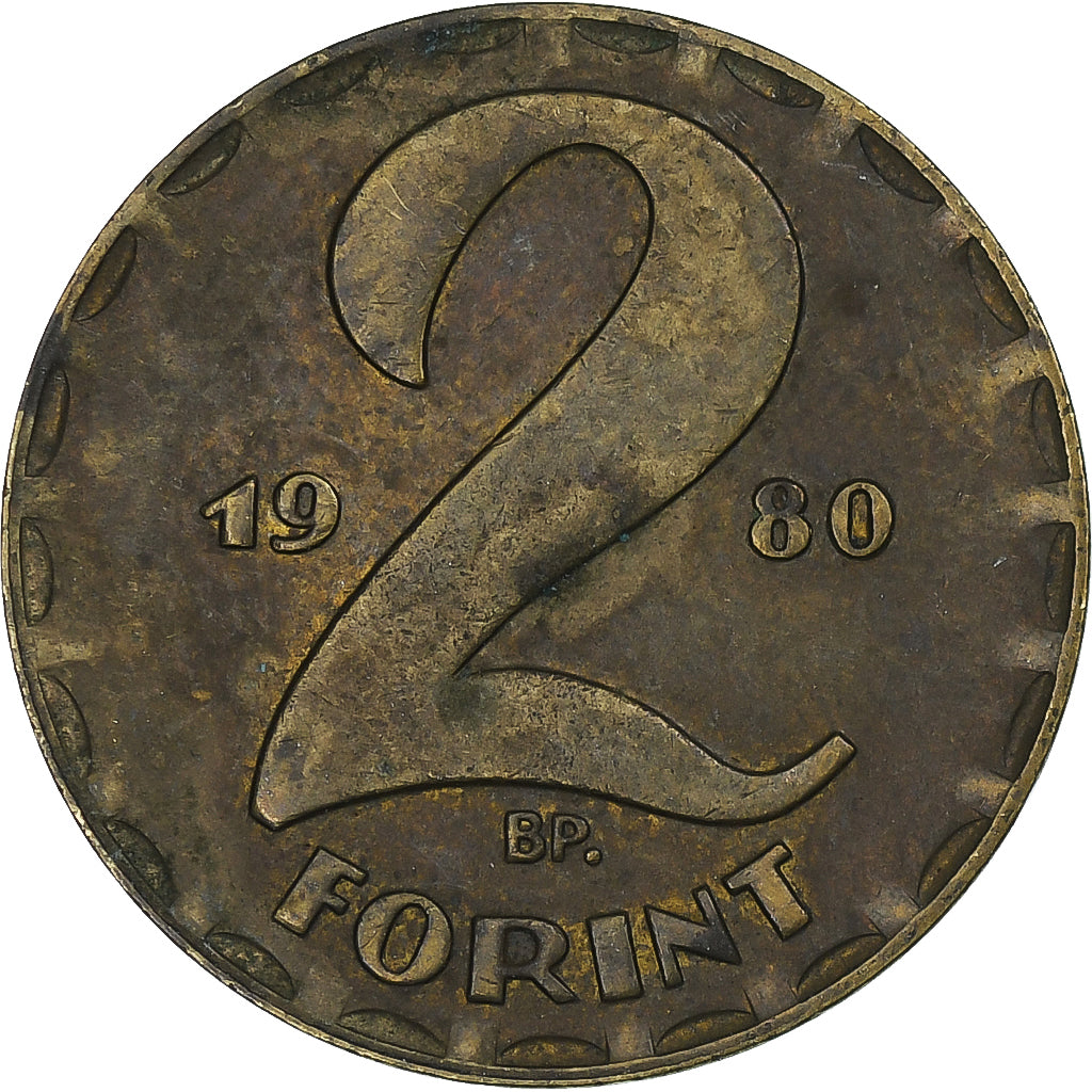 Hungria, 2 Forint, 1980