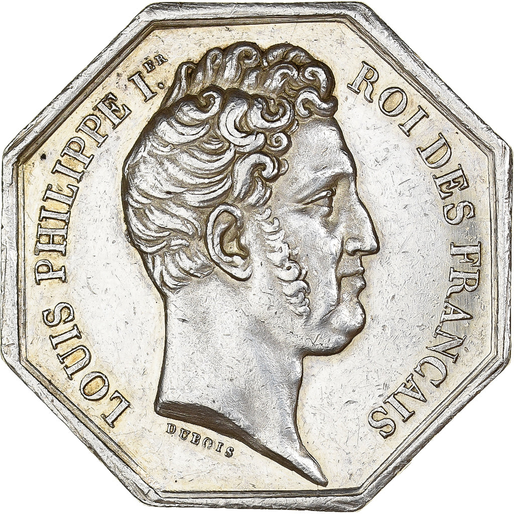 France, Token, Louis Philippe I, La Fortune, Silver, Dubois, EF(40-45)