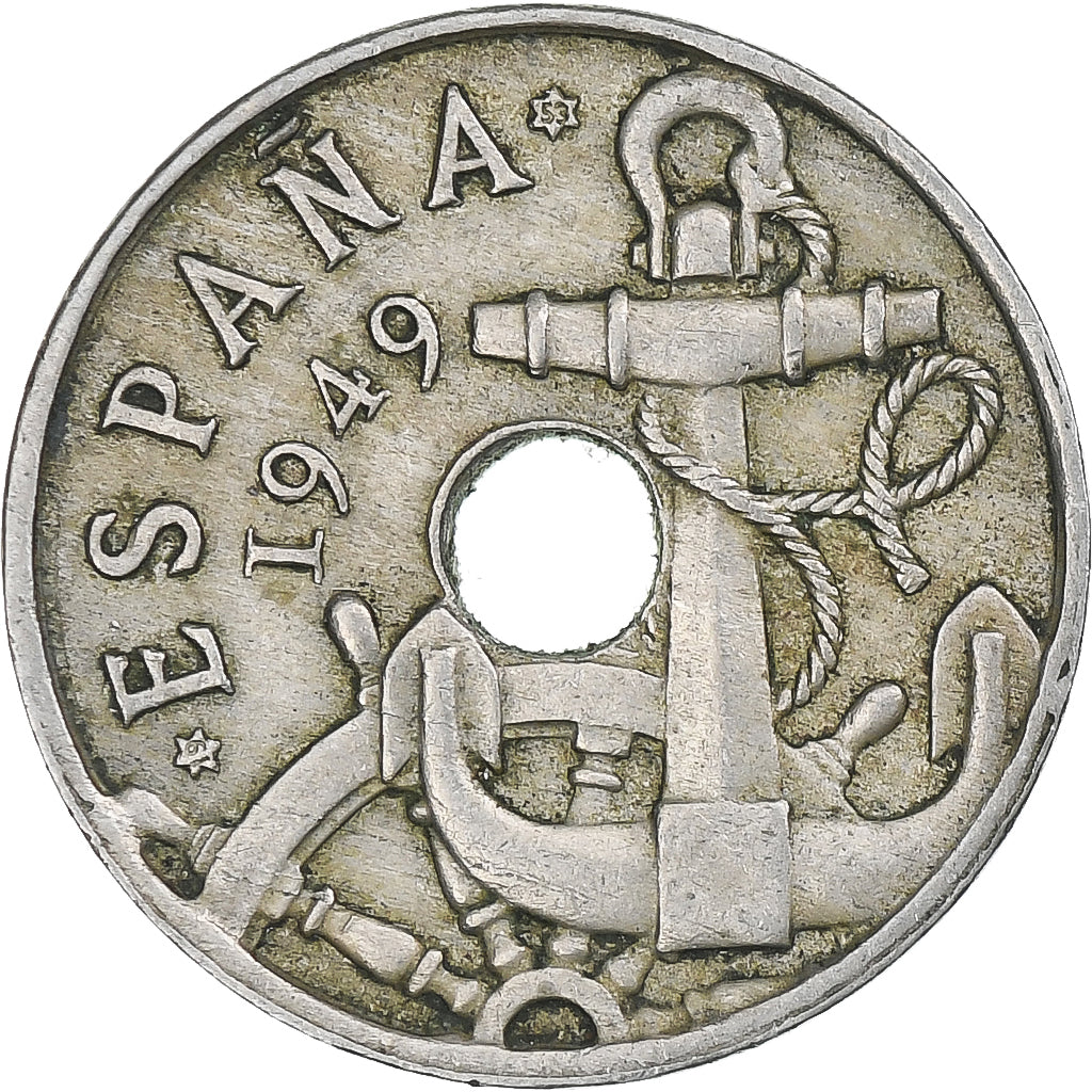 Spanje, 50 Centimos, 1953