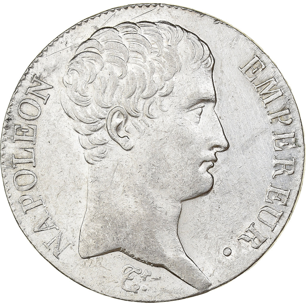 Francia, Napoleon I, 5 Francs, 1807, Bayonne, Plata, EBC, Gadoury:581