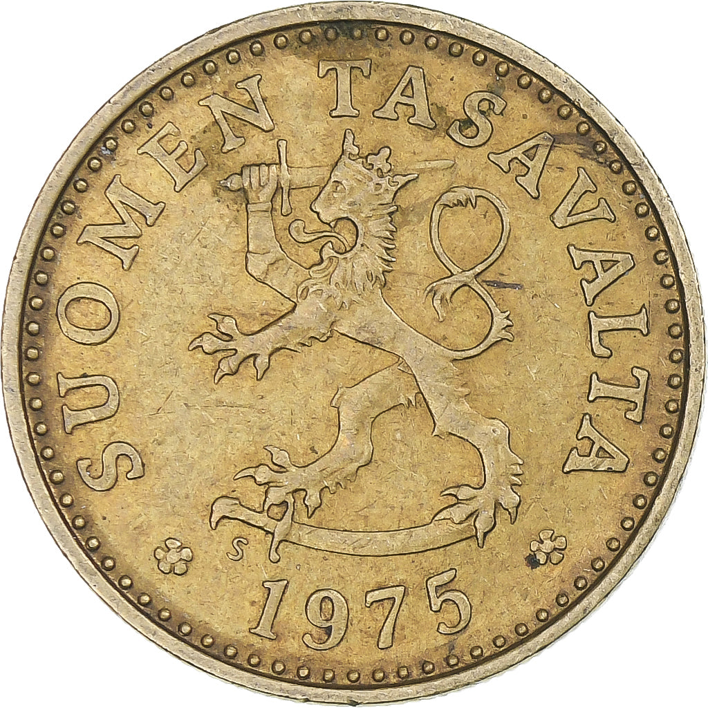 Finlandia, 10 Pennia, 1975
