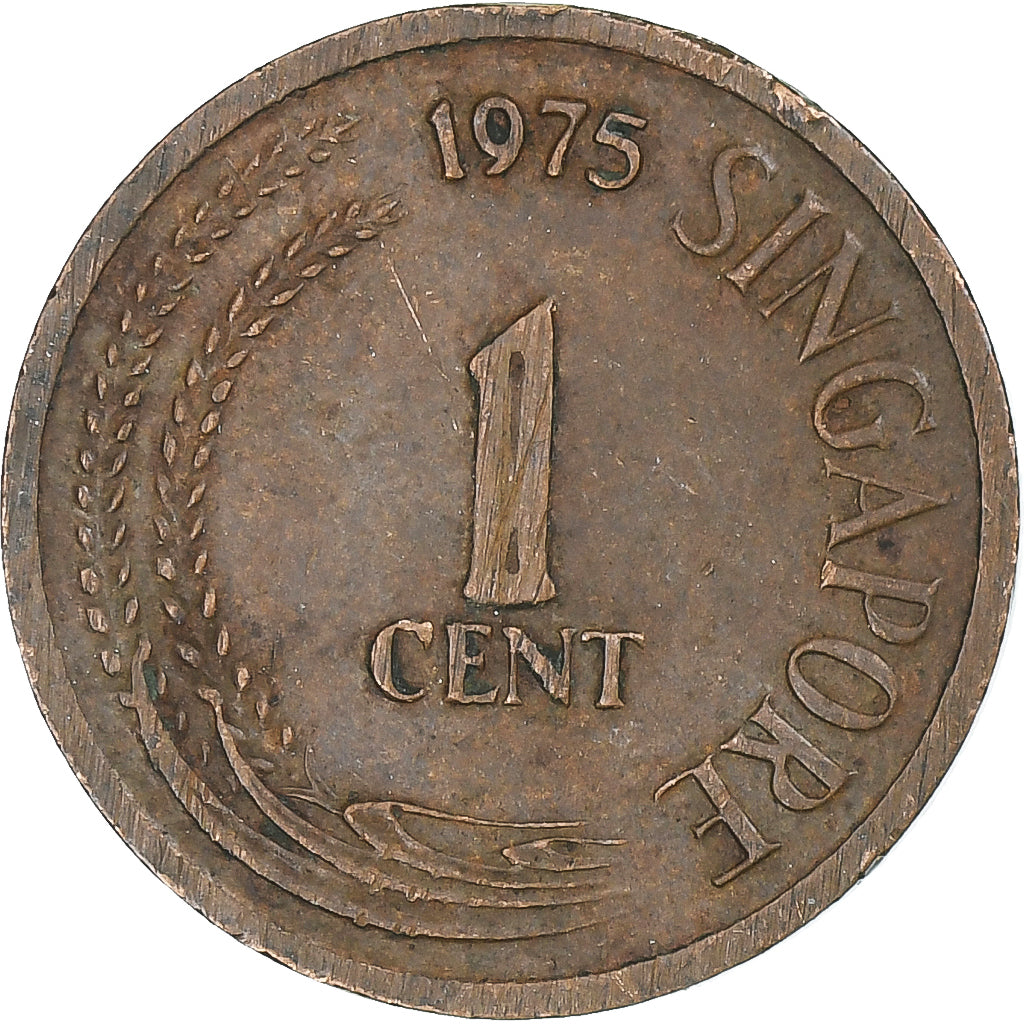 Singapour, Cent, 1975