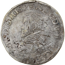 Duchy of Brabant, Philippe II, Philipsdaalder, 1573, Antwerp, Zilver, ZG+