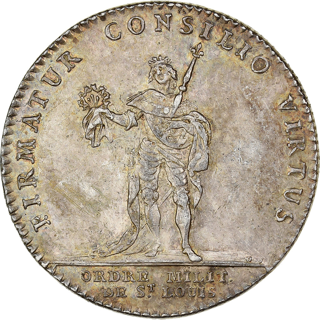 France, Token, Louis XV, Ordre Militaire de Saint-Louis, Silver, Duvivier