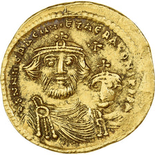 Heraclius & Heraclius Constantin, Solidus, 610-641, Constantinople, Oro, BB+
