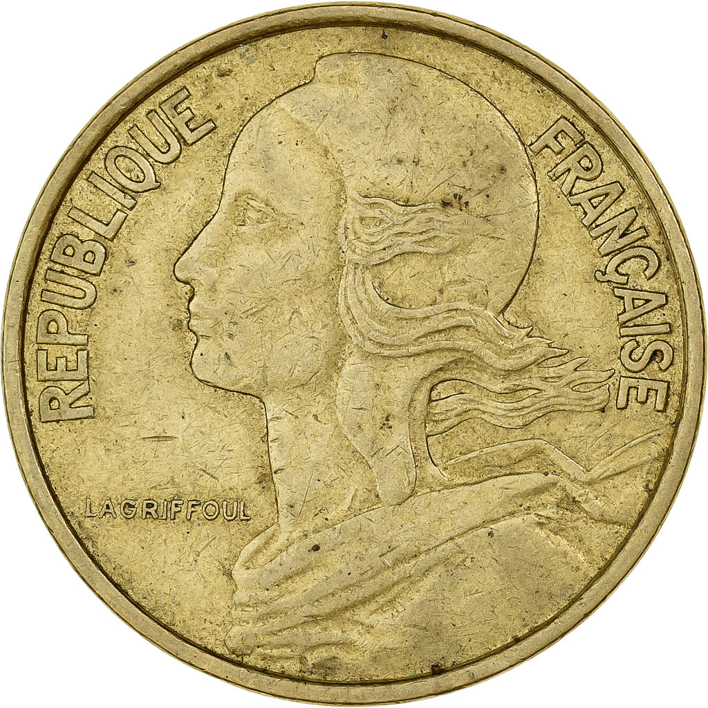 Francia, 50 Centimes, Marianne, 1962, Paris, Alluminio-bronzo, BB, Gadoury:427