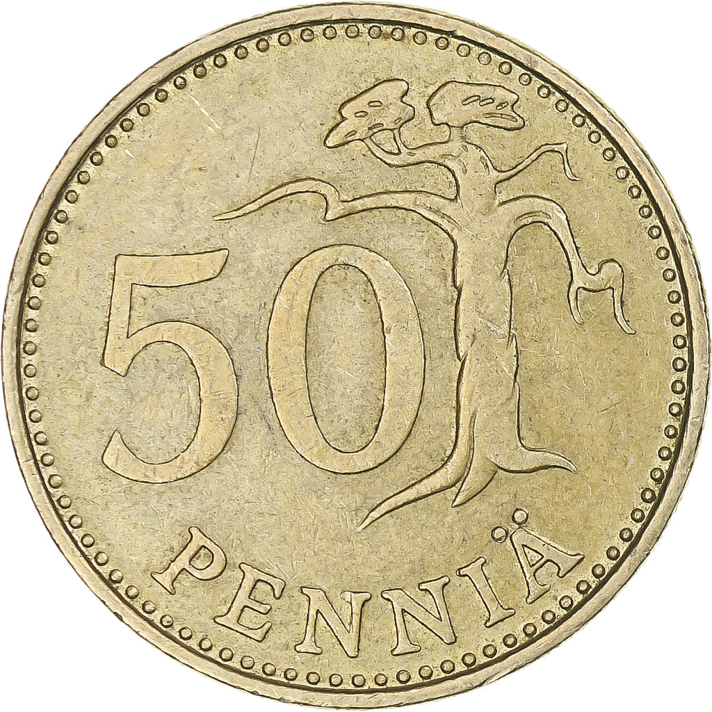Finlândia, 50 Penniä, 1971