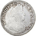 Francia, Louis XIV, 1/2 Ecu aux palmes, 1693, Paris, reformed, Argento, MB