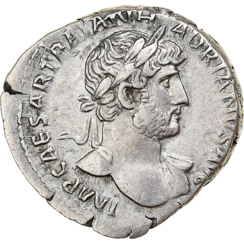 Hadrian, Denarius, 121-123, Rome, Plata, MBC+, RIC:542