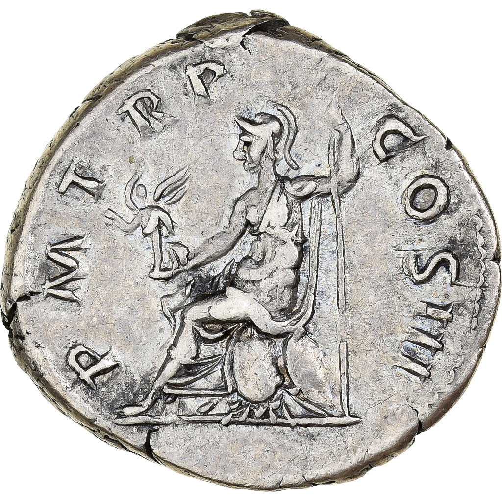 Hadrian, Denarius, 121-123, Rome, Plata, MBC+, RIC:542