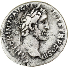 Antonin le Pieux, Denarius, 140-143, Rome, Plata, BC+, RIC:100b