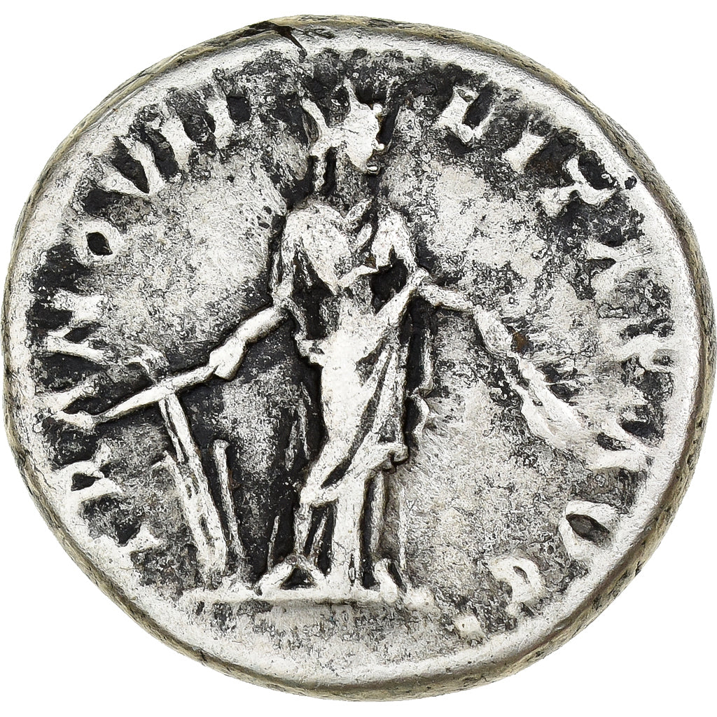 Antoninus Pius, Denarius, 140-143, Rome, Prata, VF(30-35), RIC:100b