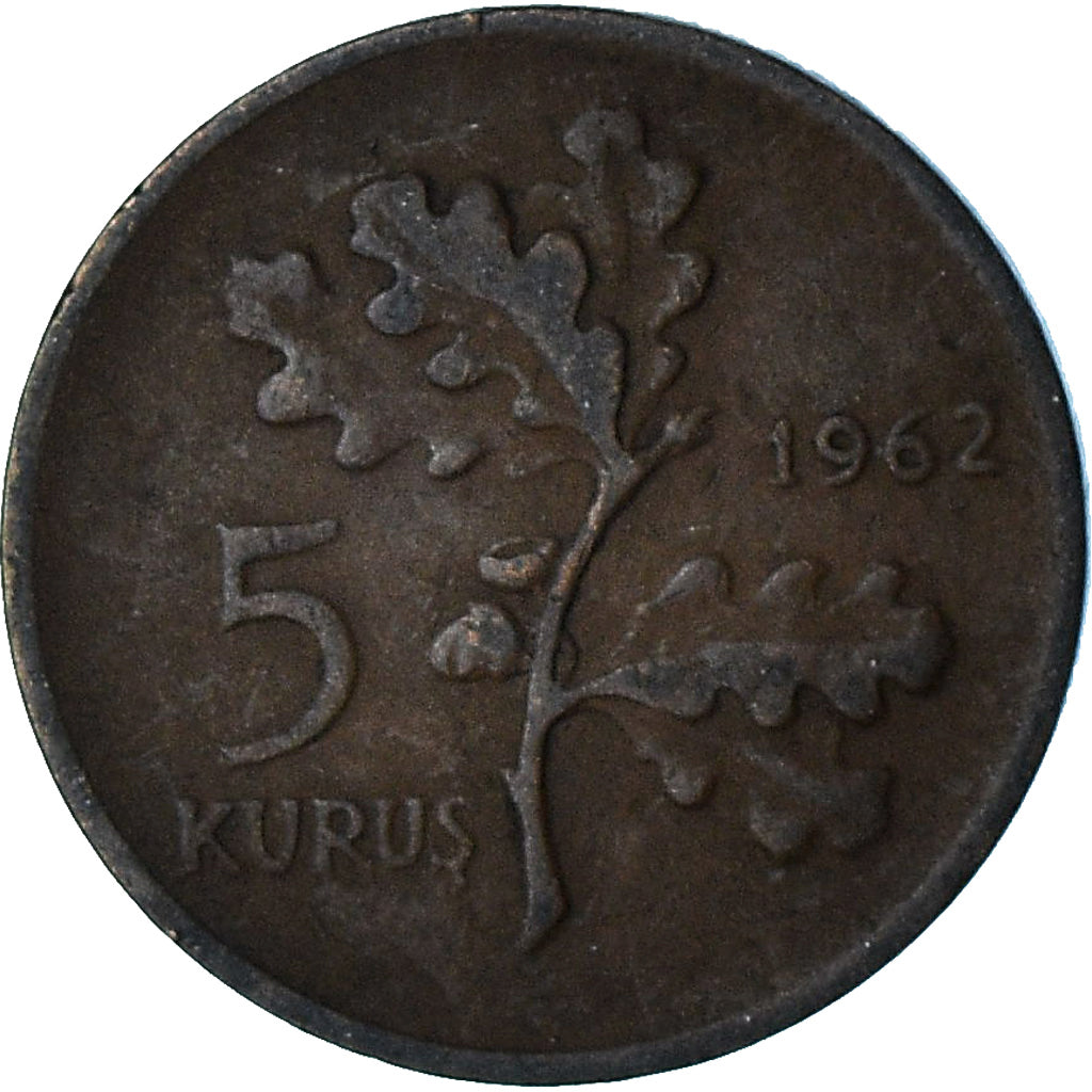 Turchia, 5 Kurus, 1962