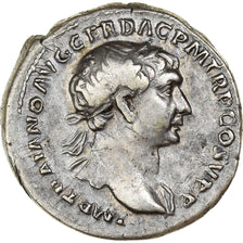 Trajan, Denarius, 103-111, Rome, Plata, MBC, RIC:163