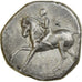 Calabria, Nomos, ca. 272-240 BC, Tarentum, Silver, EF(40-45), SNG-ANS:1166-1167